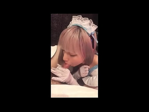 ❤️ Јапански идол [маиука], костим француске собарице, први део, пушење и дркање са лосионом Секс на sr.filmepornonline.ru ❤